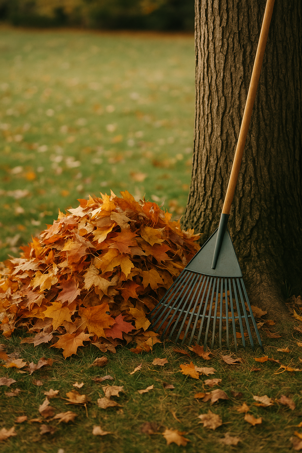 Raking Leaves and Talking About Change
