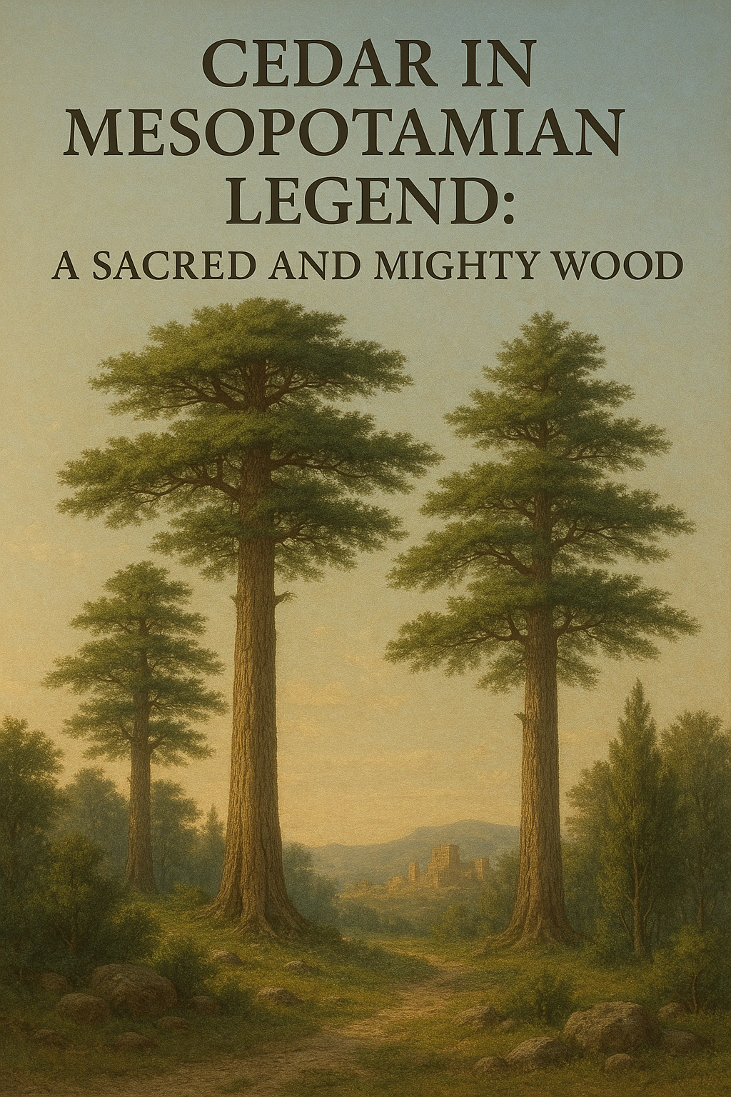 Cedar in Mesopotamian Legend: A Sacred and Mighty Wood