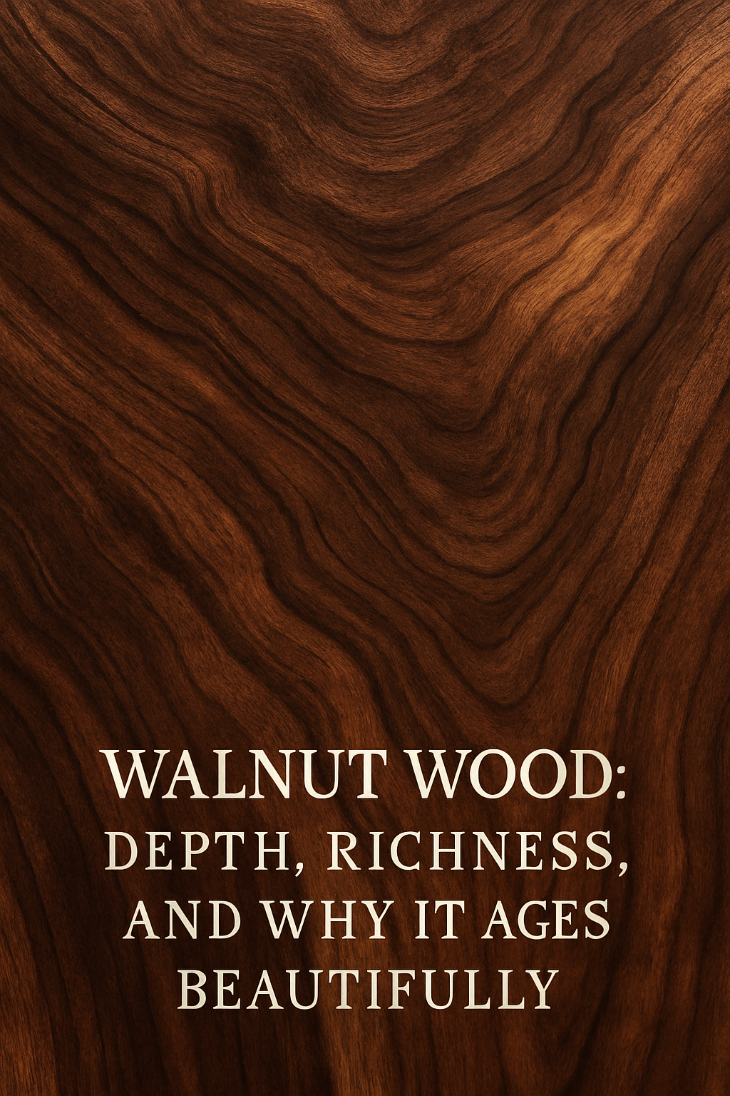 Walnut Wood: Depth, Richness, and Why It Ages Beautifully