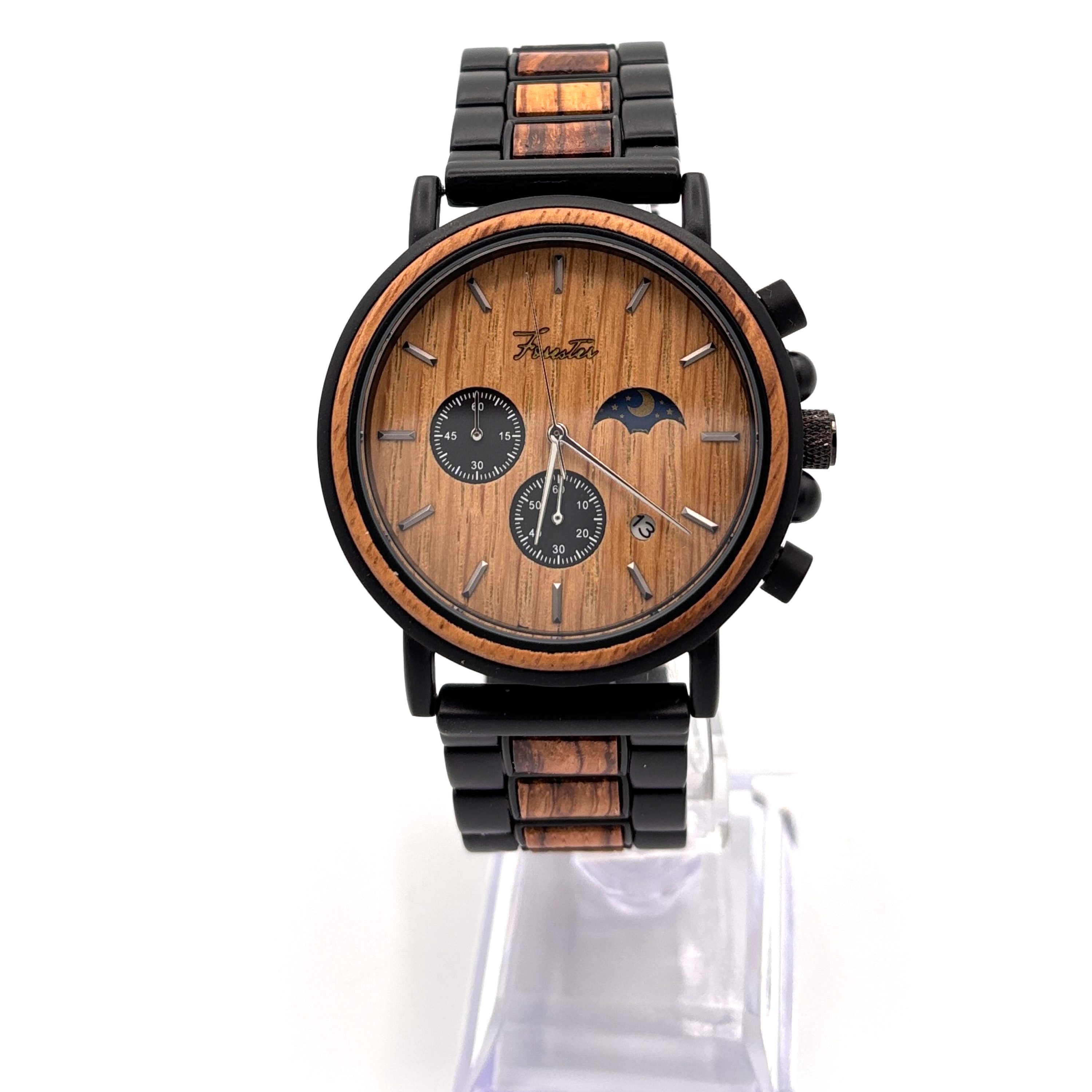 Atlas — Men’s Wood Chronograph Watch by Forester