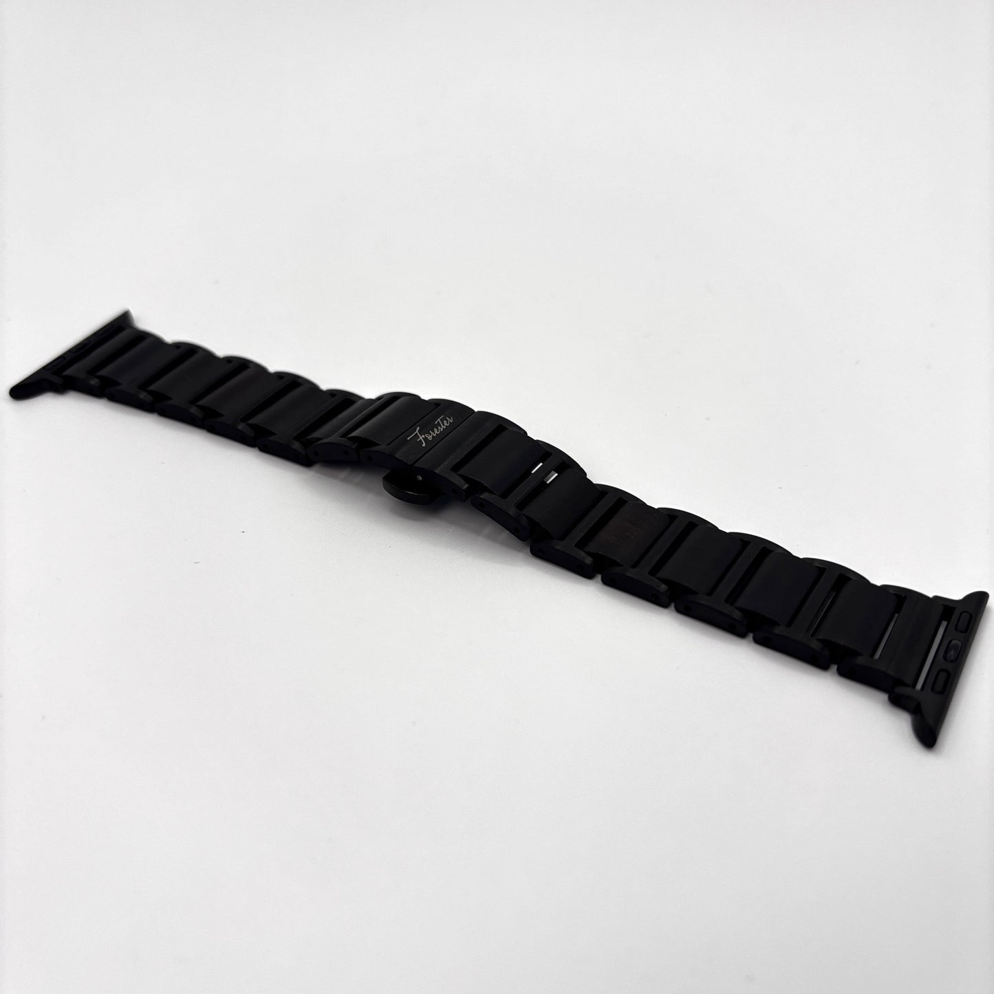 Everbranch Black Walnut & Black Metal Apple Watch Band