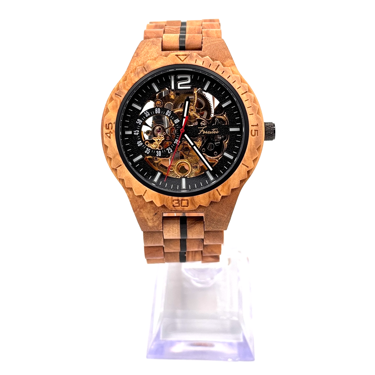 Horizon – Olive Wood Automatic Watch