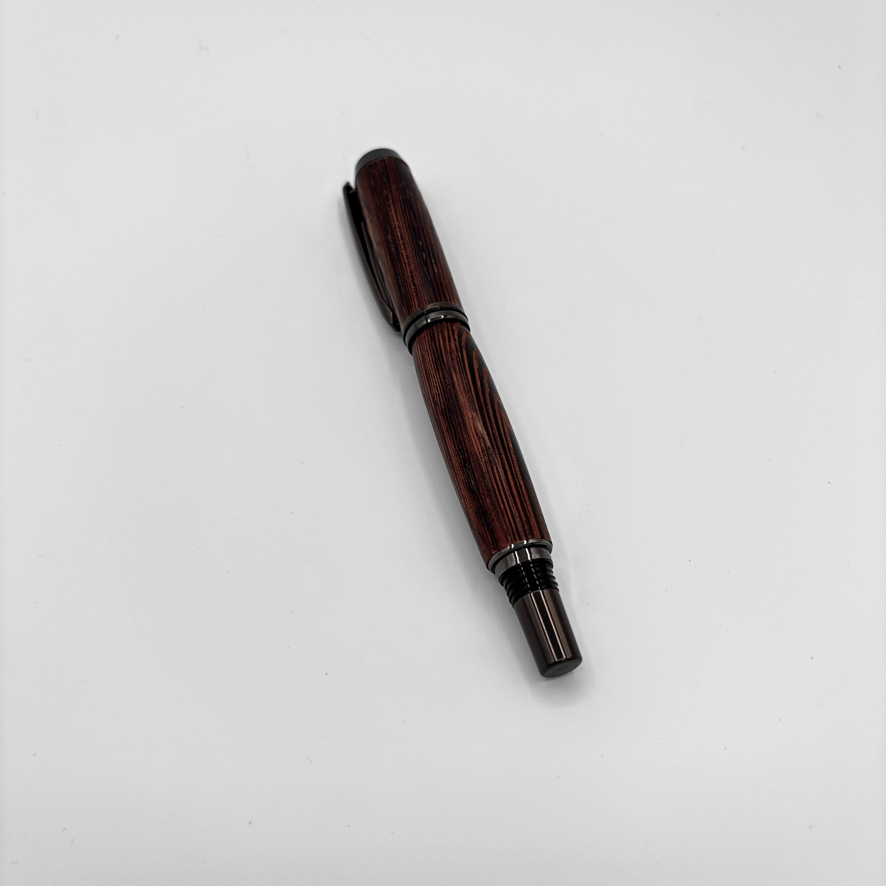 Junior Gentleman Ink Pen – Wenge Wood with Gunmetal Accents
