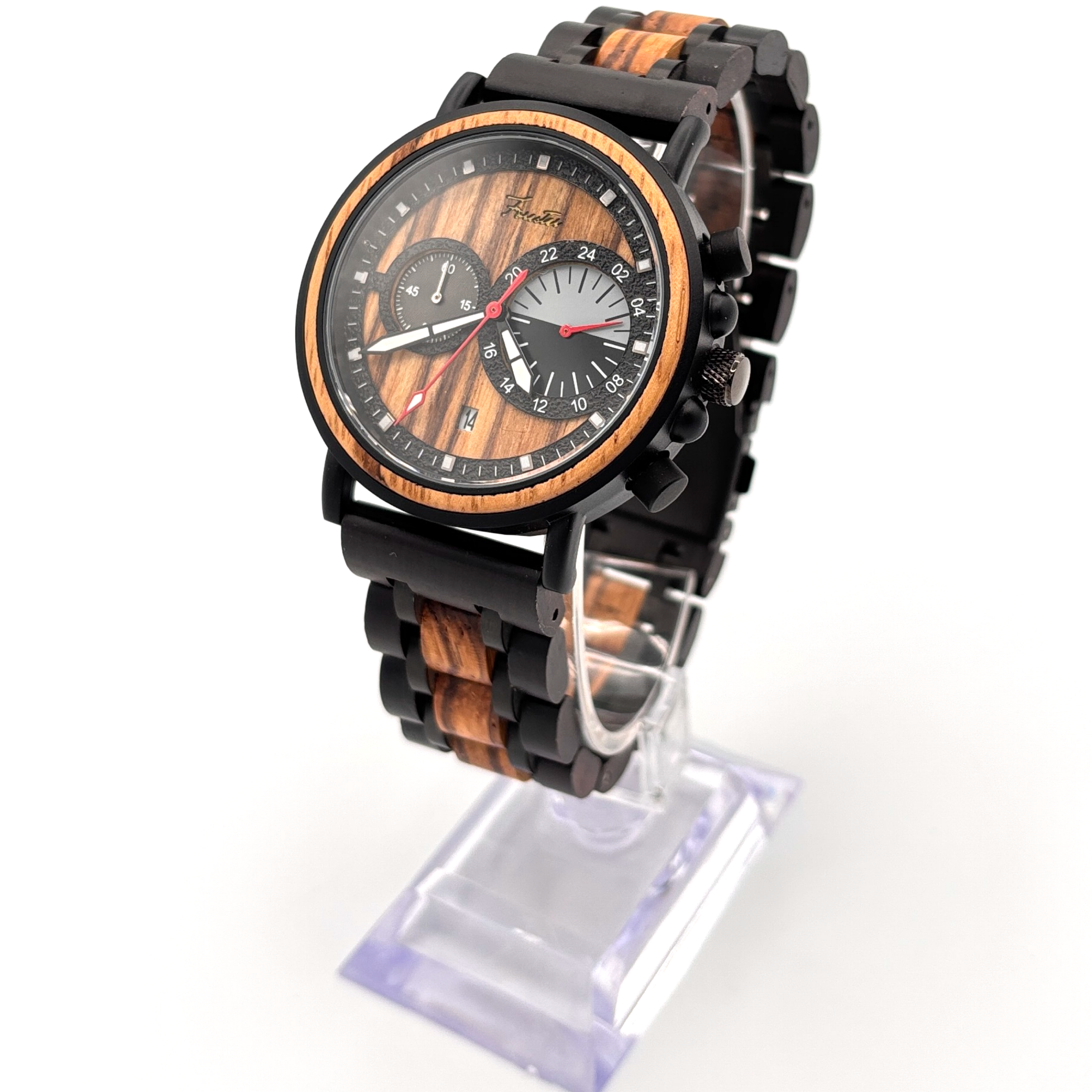 Voyager — Men’s Wood Chronograph Watch by Forester