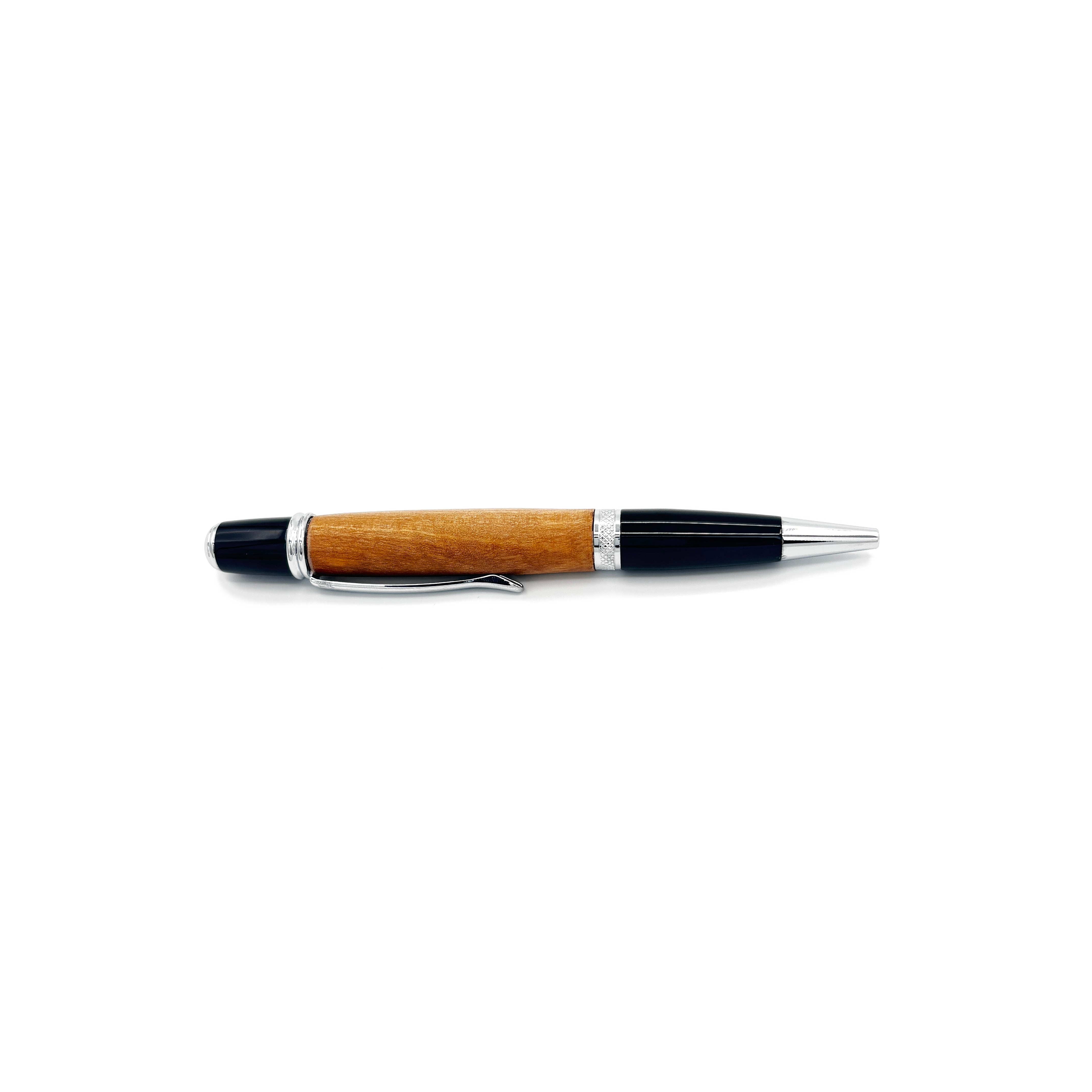 Gatsby Silver Olive Wood Pen – Unique Professional Gift