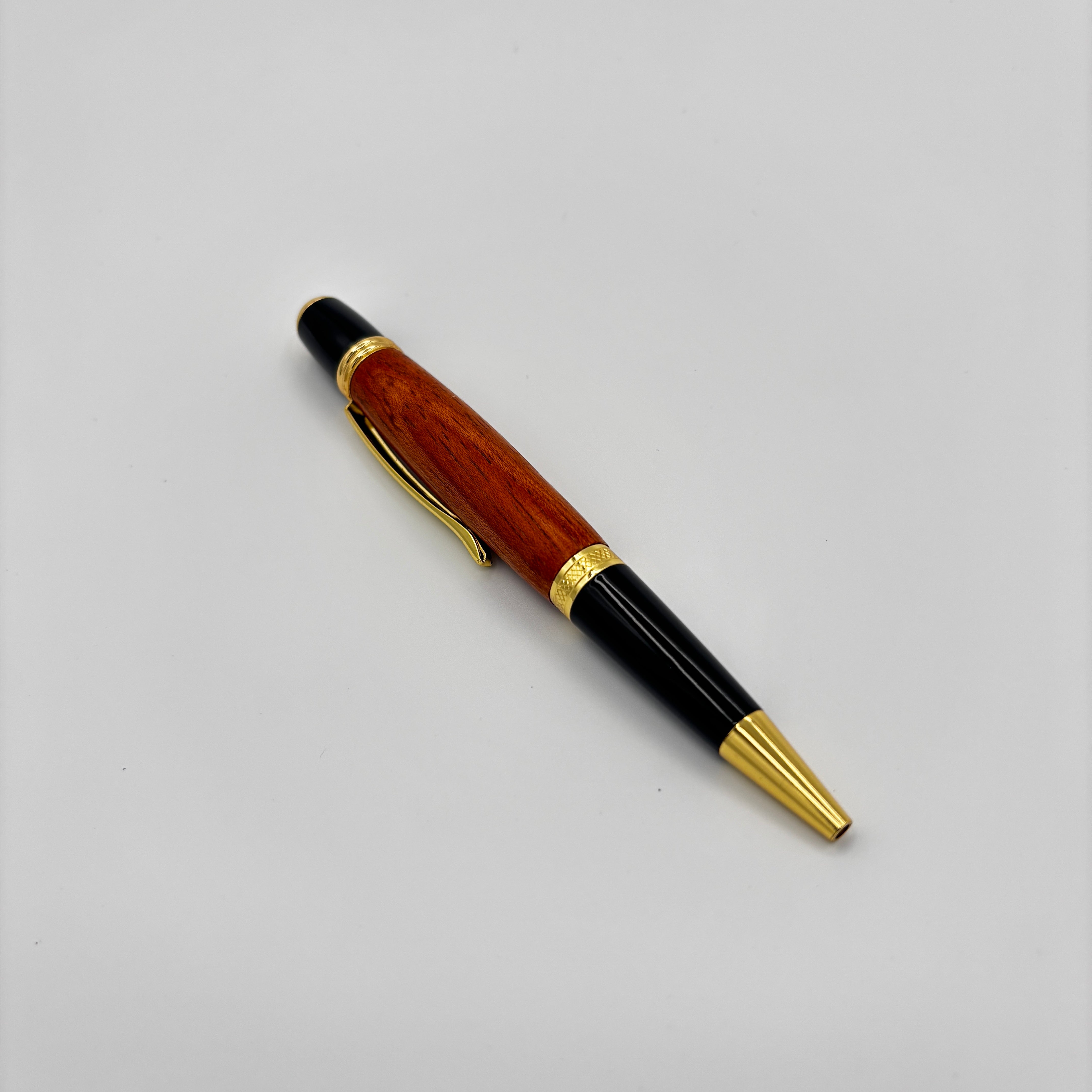 Handcrafted Gatsby Gold Pen – Exotic Canary Wood Edition