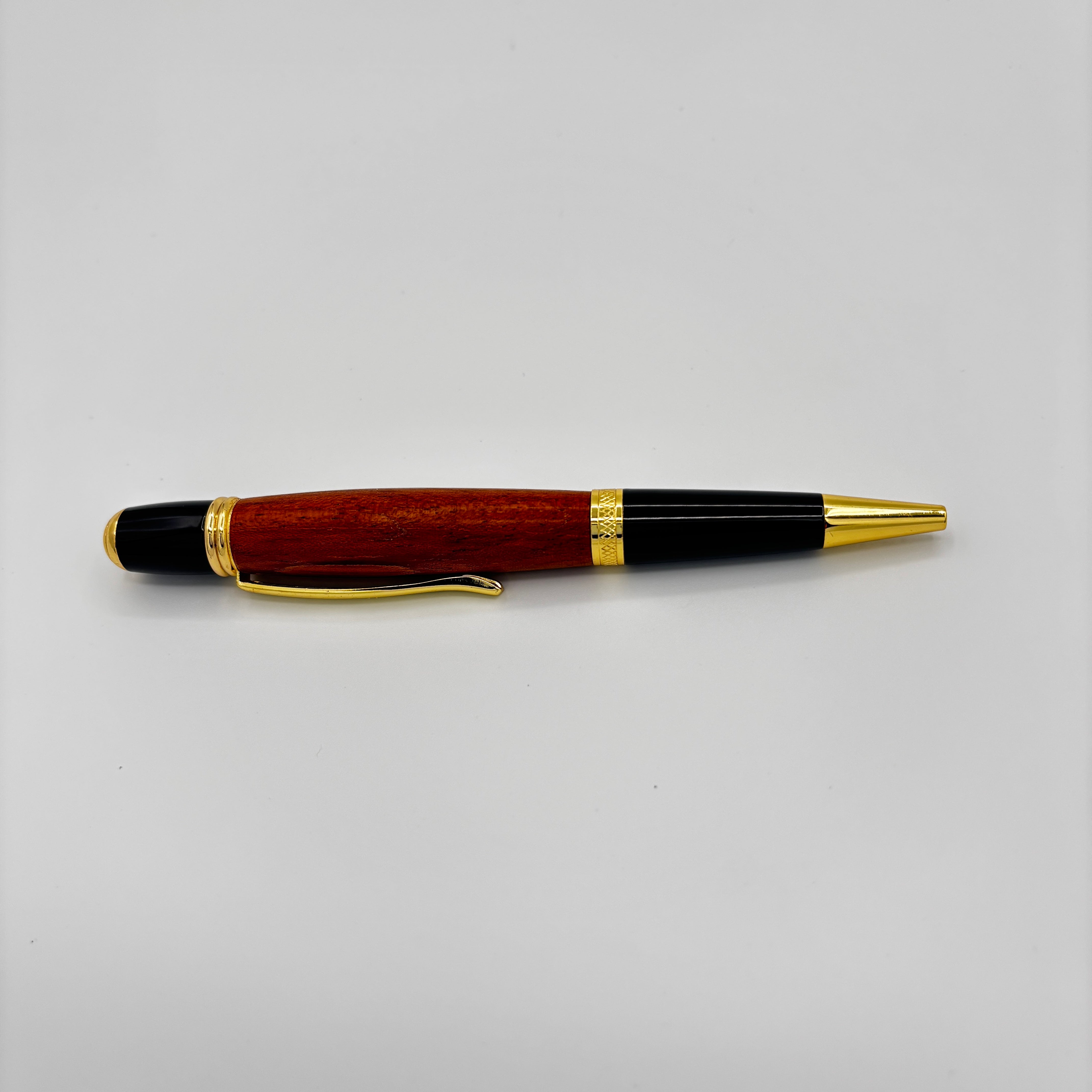 Gatsby Gold Canary Wood Pen – Luxury Exotic Writing Instrument