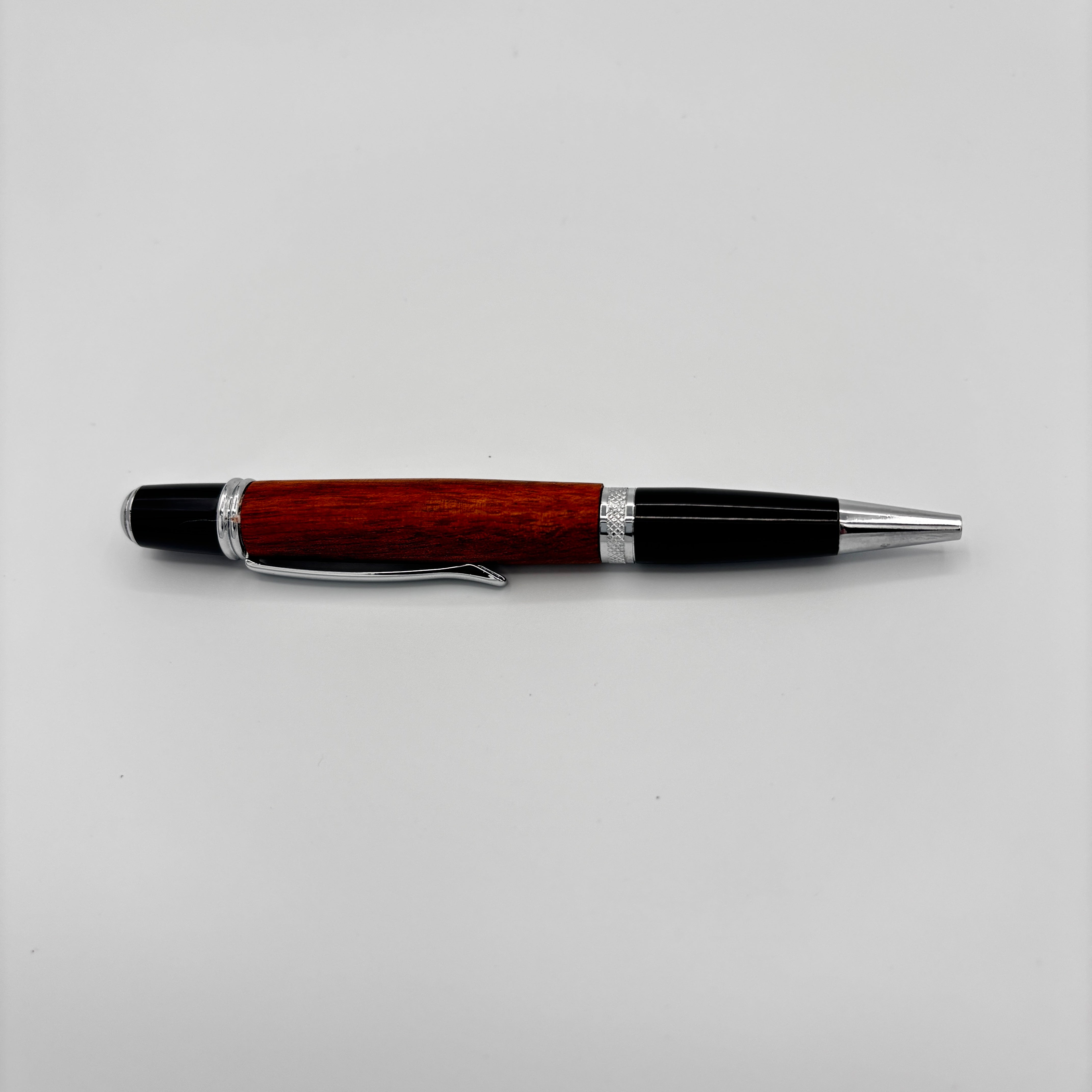 Handcrafted Gatsby Silver Canary Wood Pen – A Sunlit Writing Experience