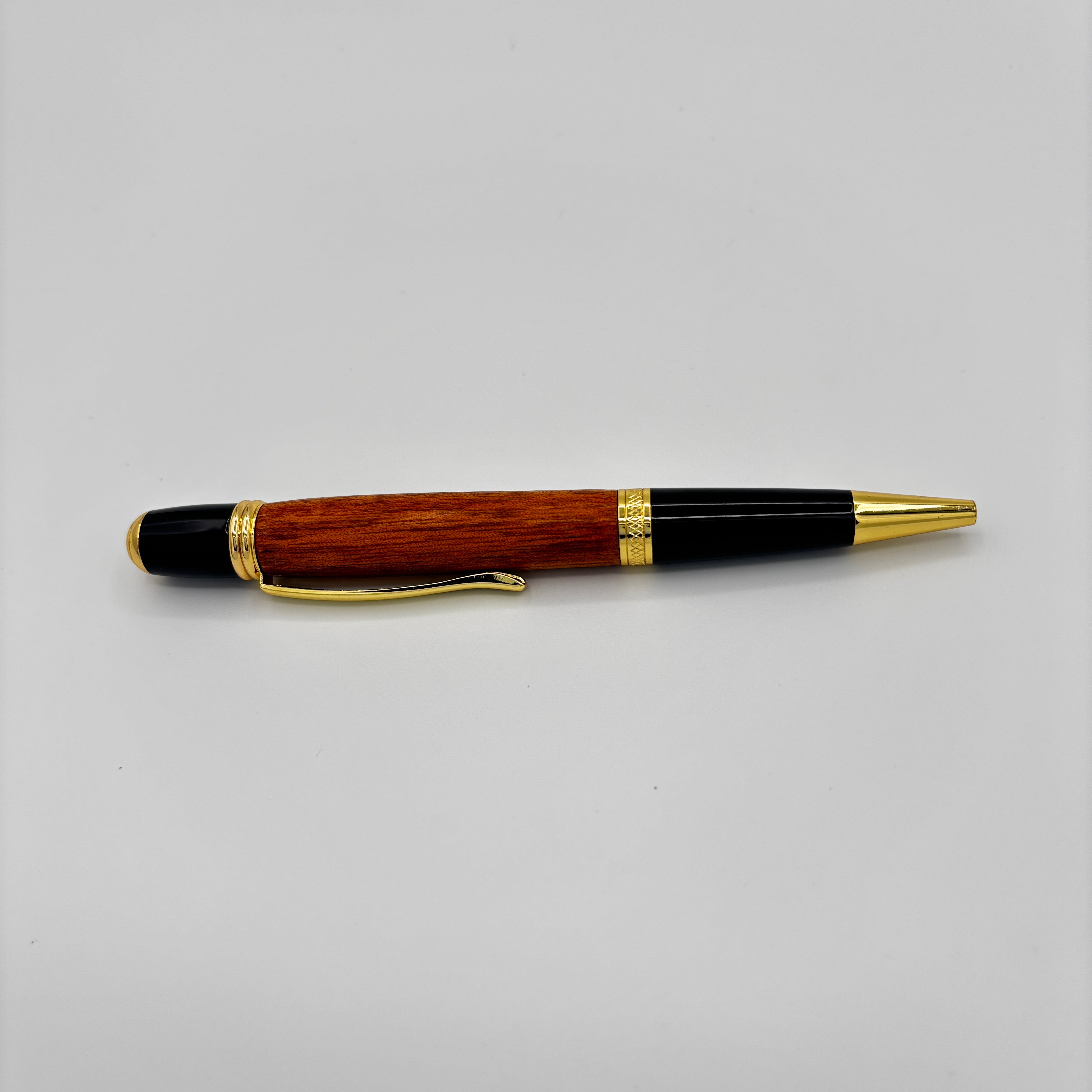Exotic Gatsby Gold Canary Wood Pen – Hand-Turned Artisan Gift