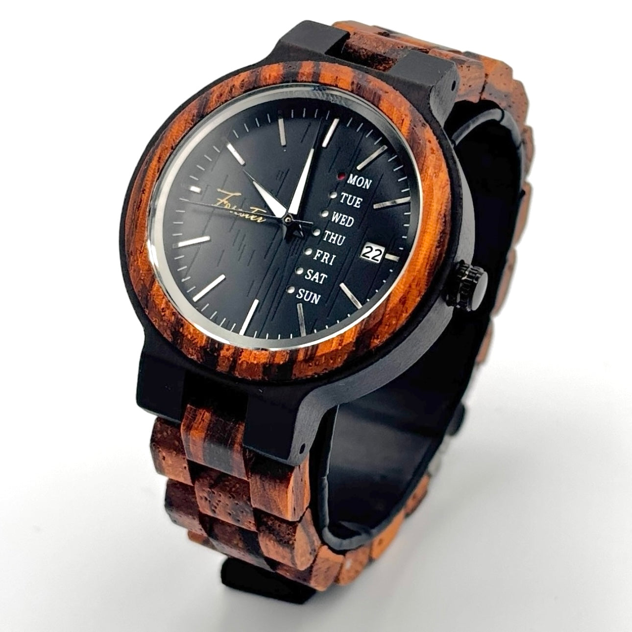 Forester Canyon – His & Hers Zebrawood Timepieces by Hedges Woodcraft
