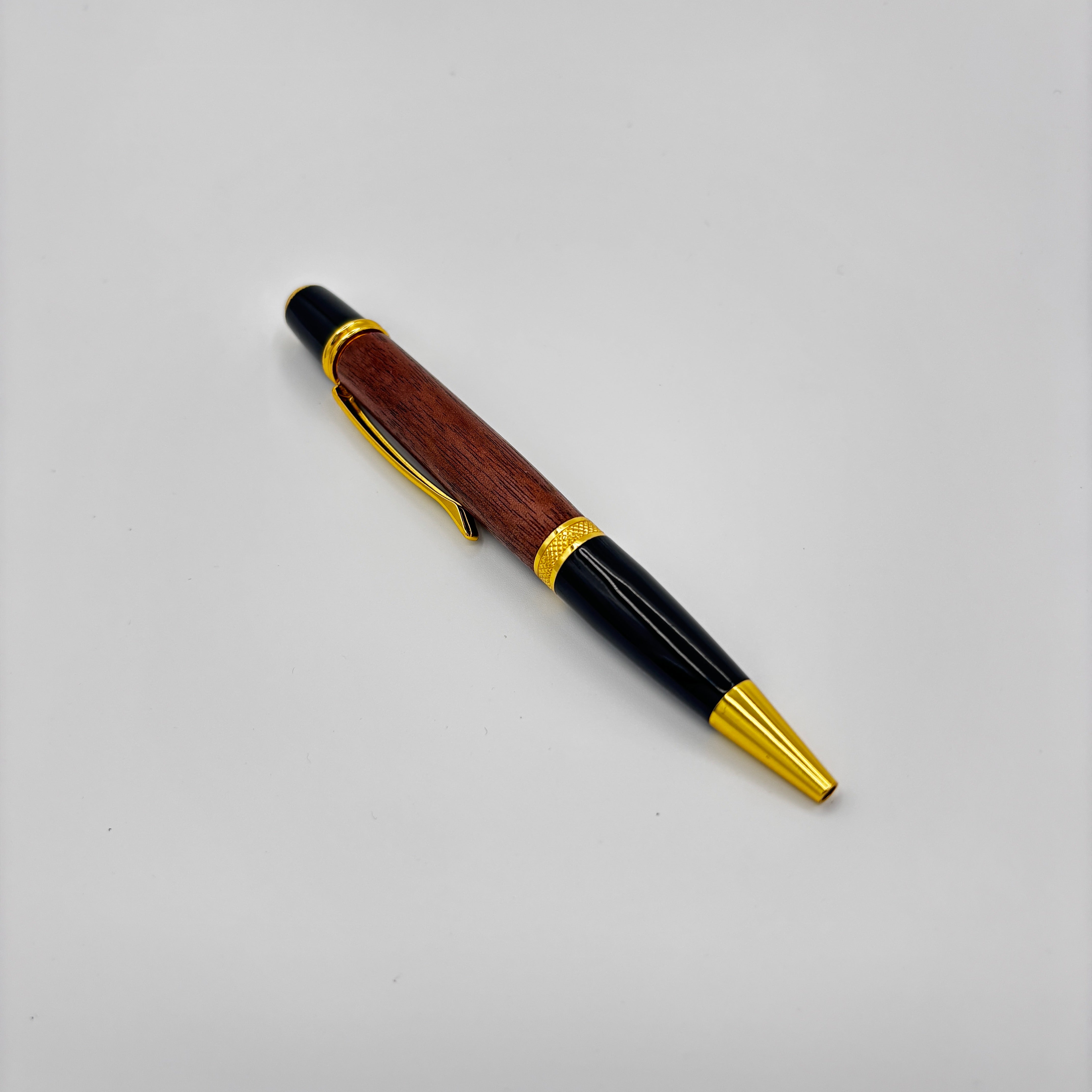 Gatsby Gold Walnut Wood Pen – Luxury Writing Instrument