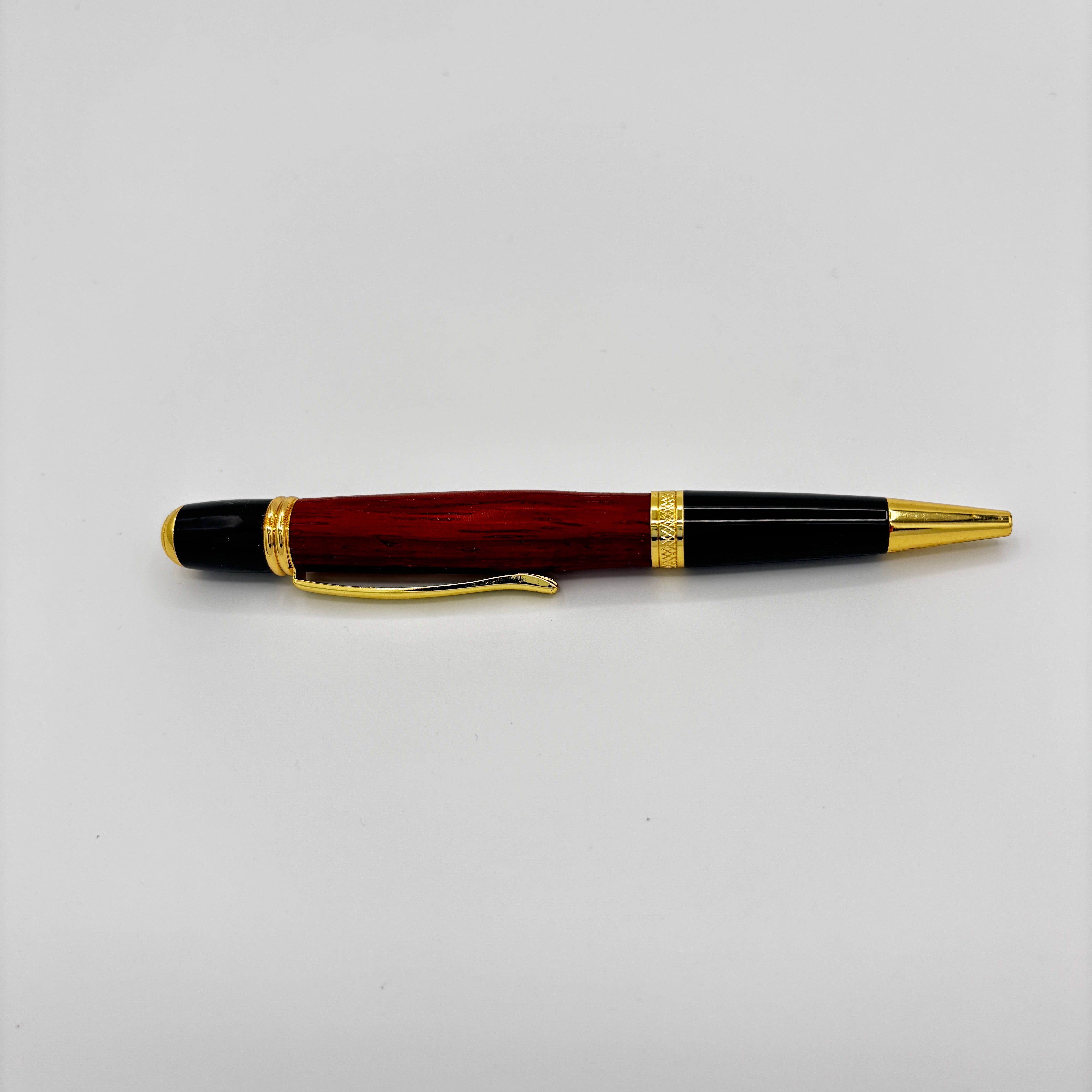 Gatsby Gold Padauk Wood Pen – Bold & Handcrafted