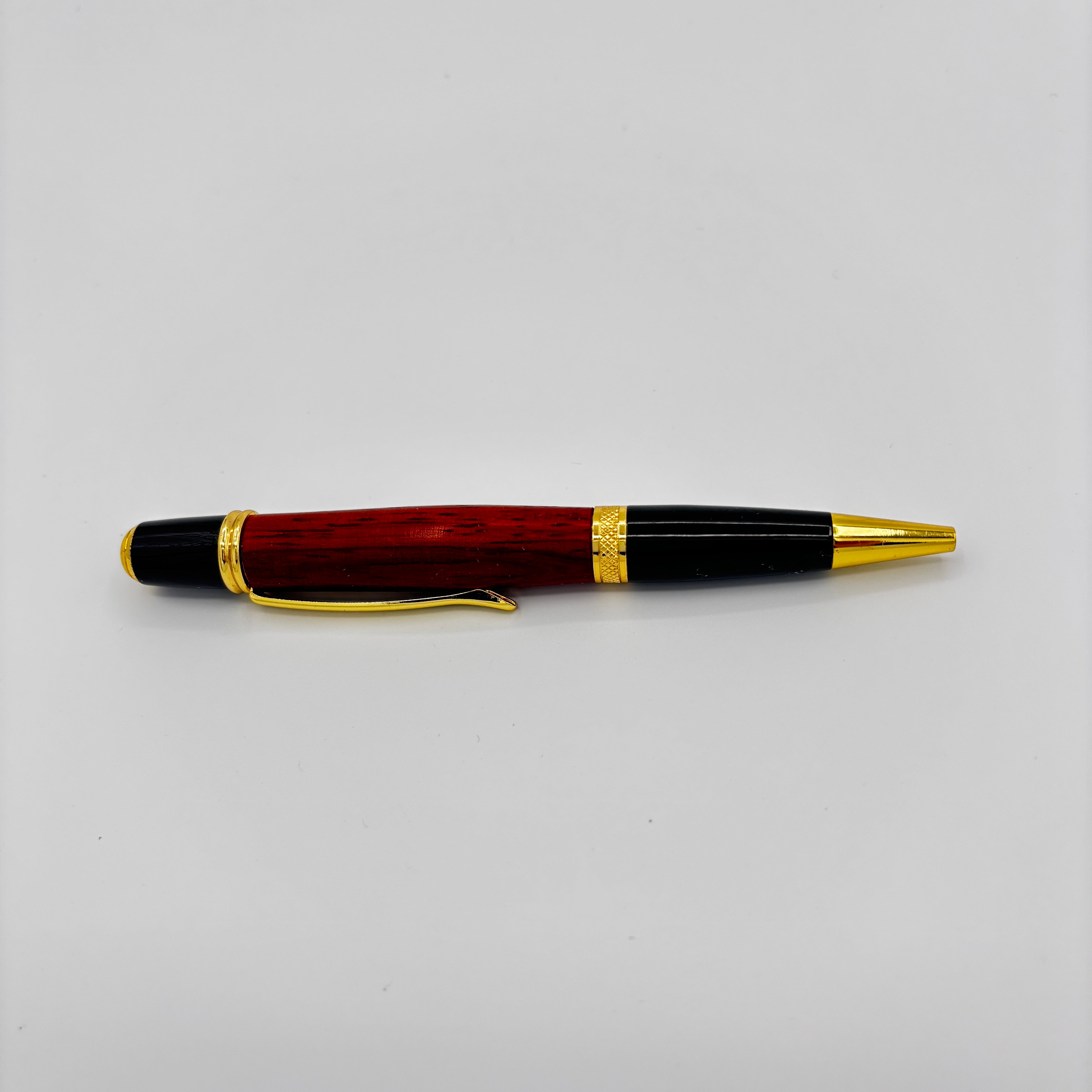 Handcrafted Gatsby Gold Brazilian Cherry Pen – Timeless Gift Edition