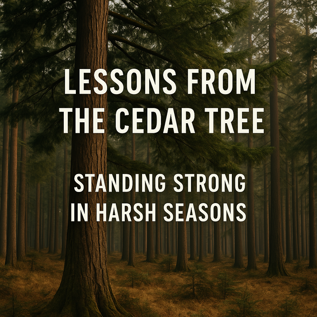 Lessons From the Cedar Tree: Standing Strong in Harsh Seasons