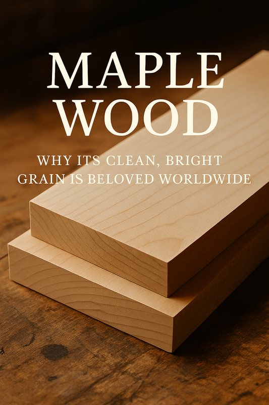 🍁 Maple Wood: Why Its Clean, Bright Grain Is Beloved Worldwide