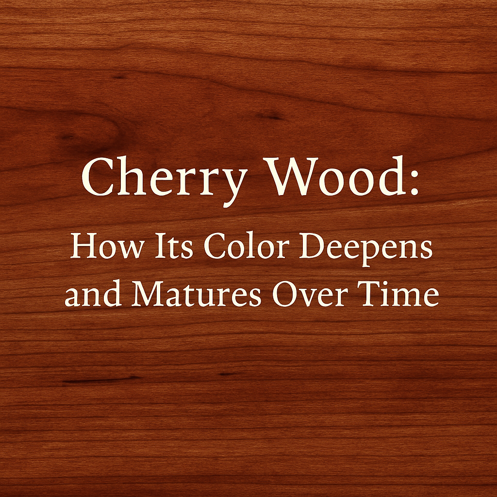 Cherry Wood: How Its Color Deepens and Matures Over Time