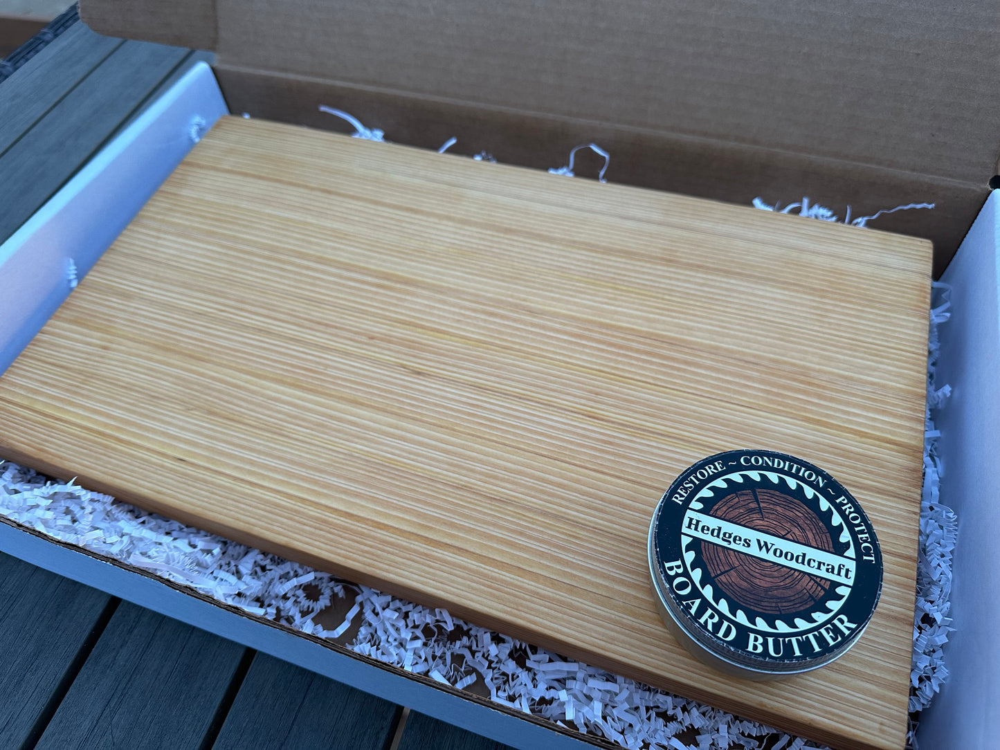 Cypress Edge Grain Cutting Board – A Light and Inviting Addition to Your Kitchen