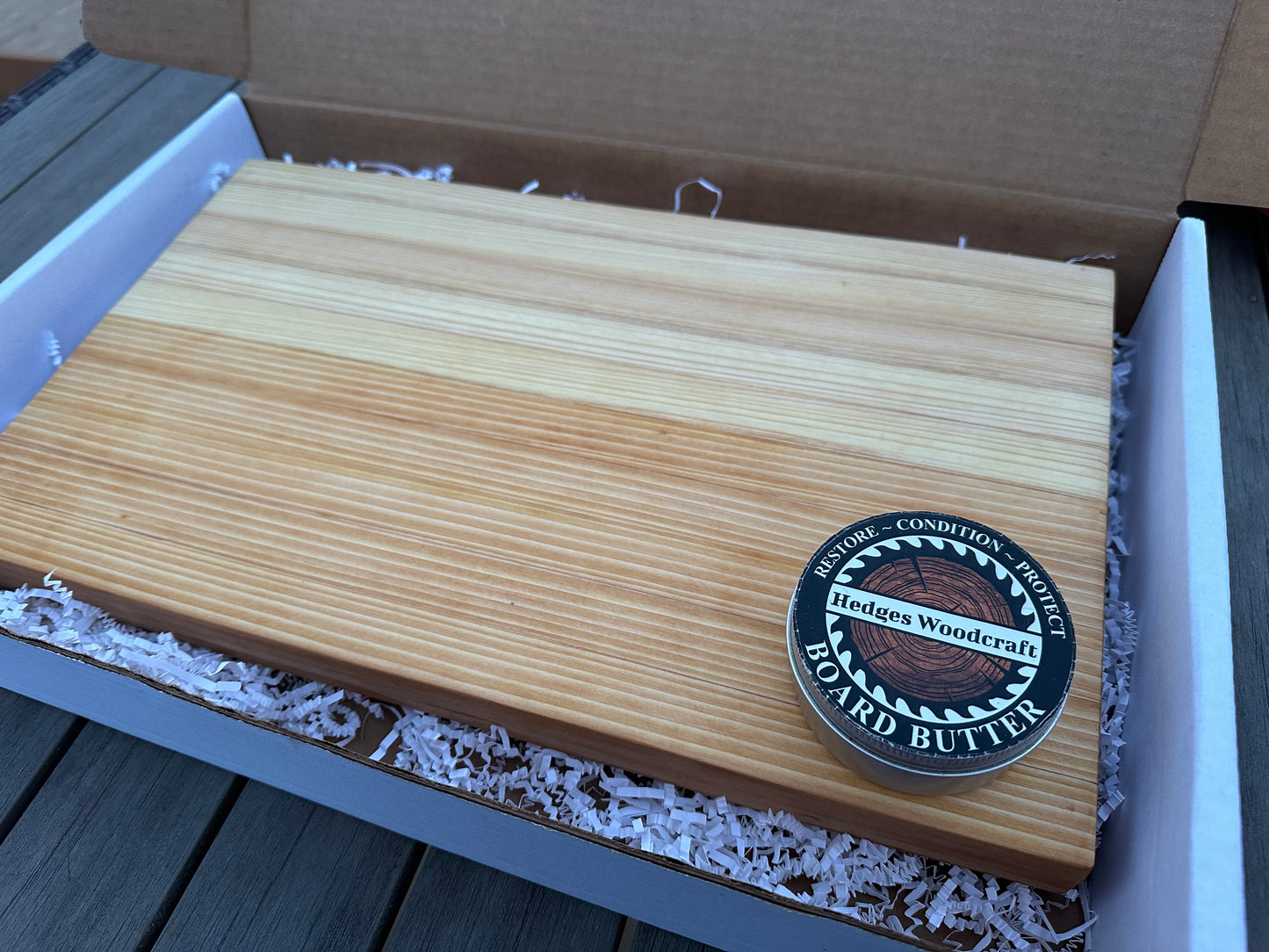 Cypress Edge Grain Cutting Board – A Light and Inviting Addition to Your Kitchen