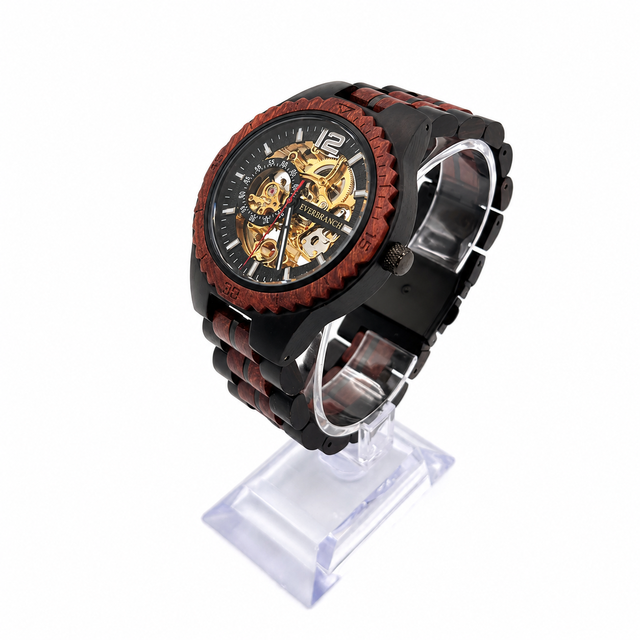 Solstice – Sandalwood & Walnut Automatic Watch by Everbranch