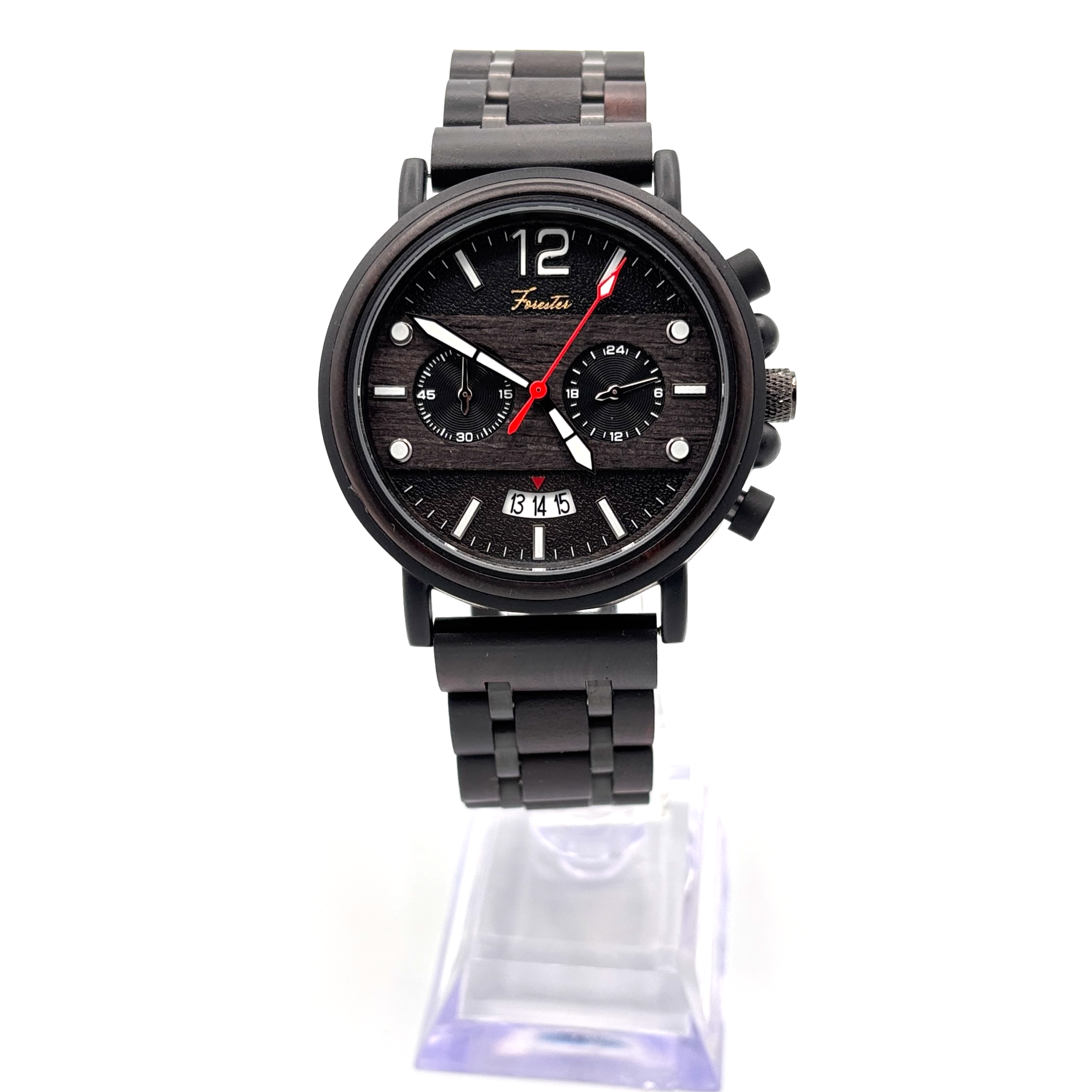 Maverick — Men’s Wood Chronograph Watch by Forester