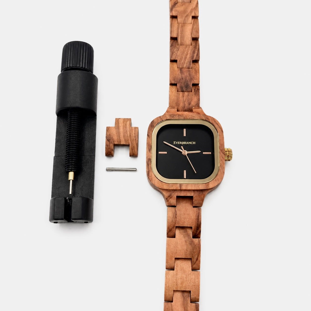 The Willow – Women’s Olive Wood Watch by Everbranch