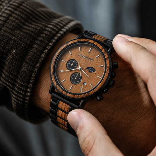Atlas — Men’s Wood Chronograph Watch by Everbranch