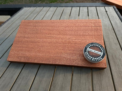 Sapele Wood Edge Grain Cutting Board – A Timeless Beauty for Your Kitchen