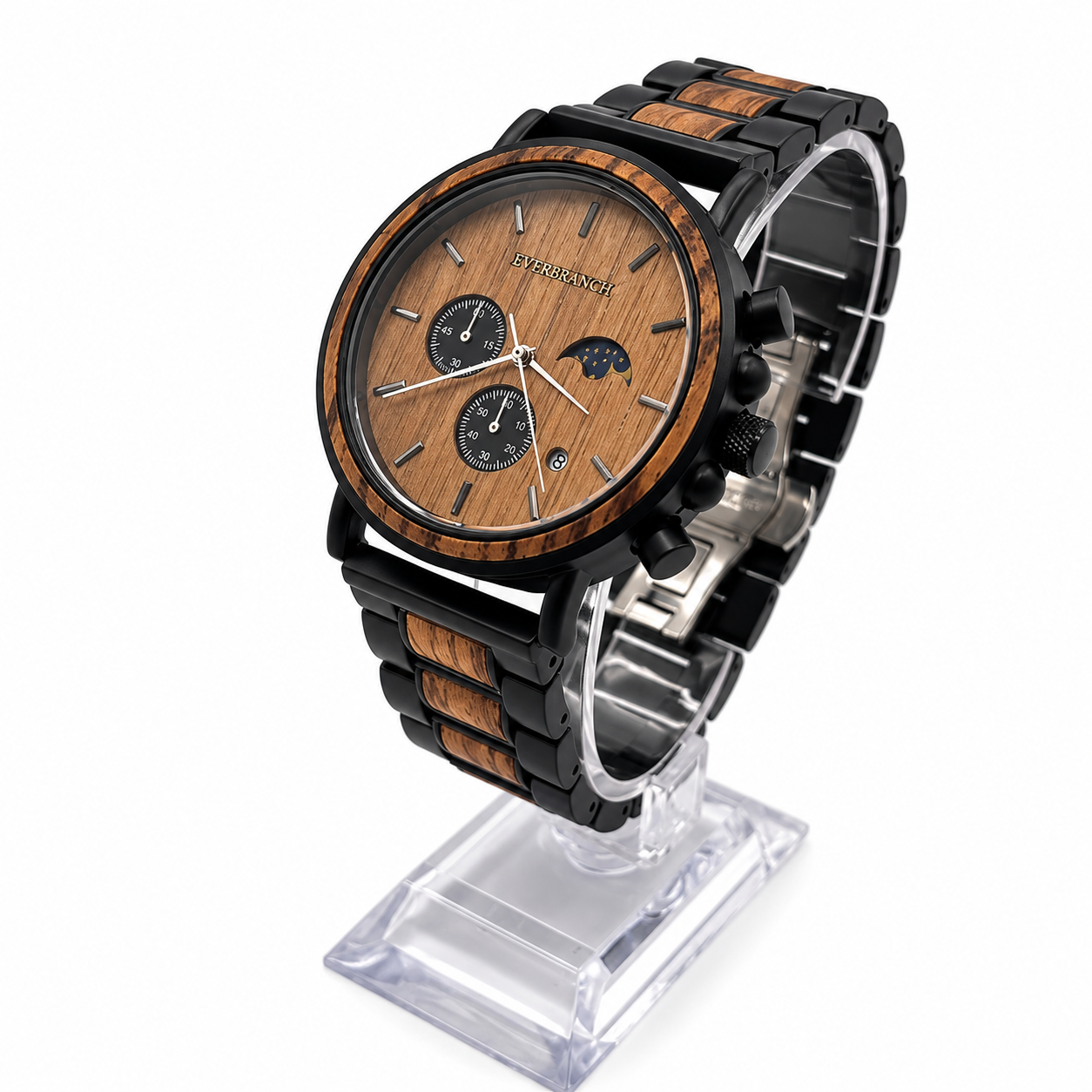 Atlas — Men’s Wood Chronograph Watch by Everbranch