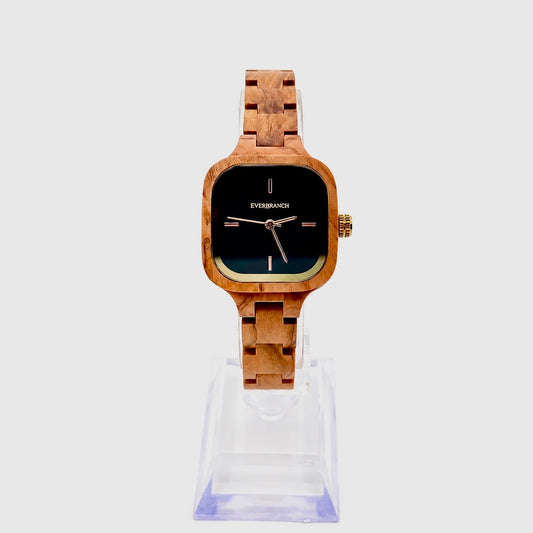 The Willow – Women’s Olive Wood Watch by Everbranch