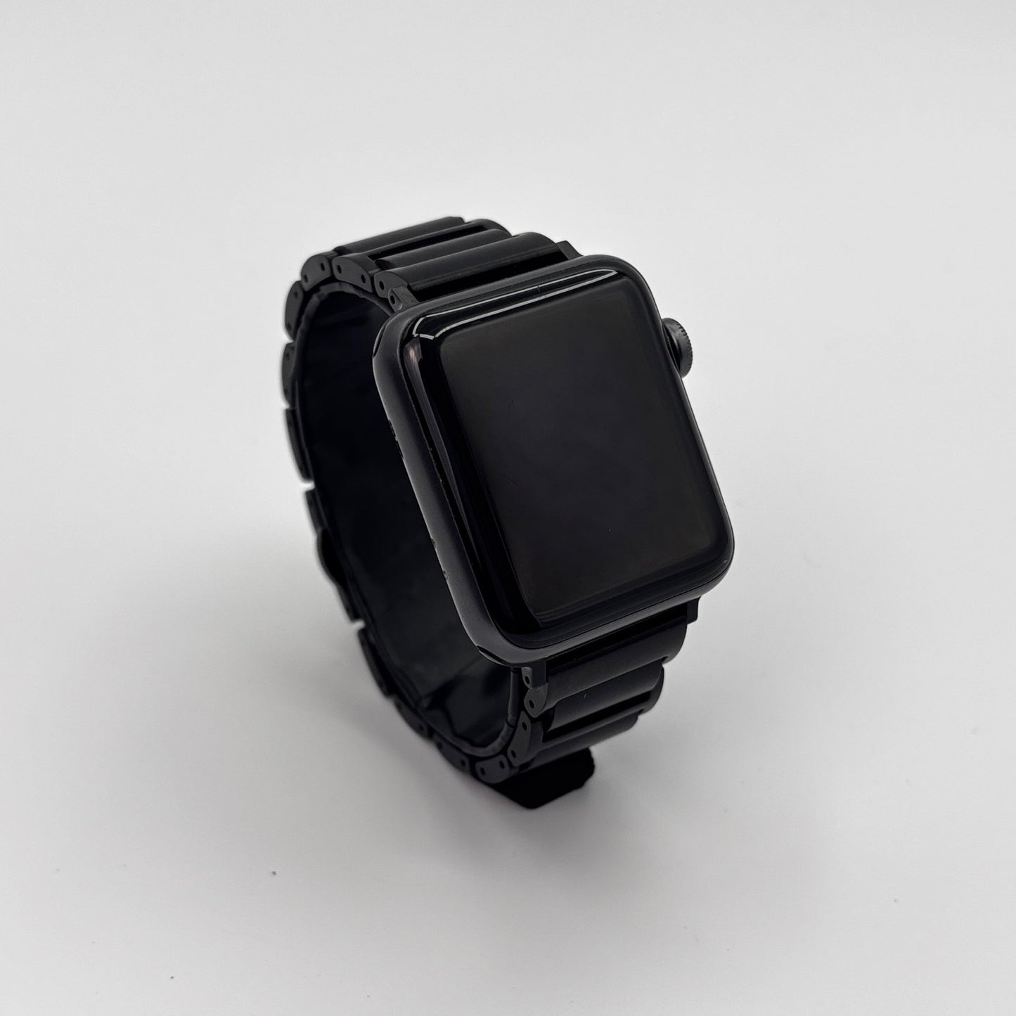 Everbranch Black Walnut & Black Metal Apple Watch Band