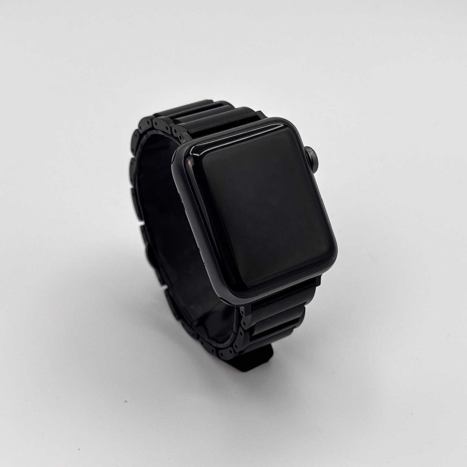 Forester Black Walnut & Black Metal Apple Watch Band