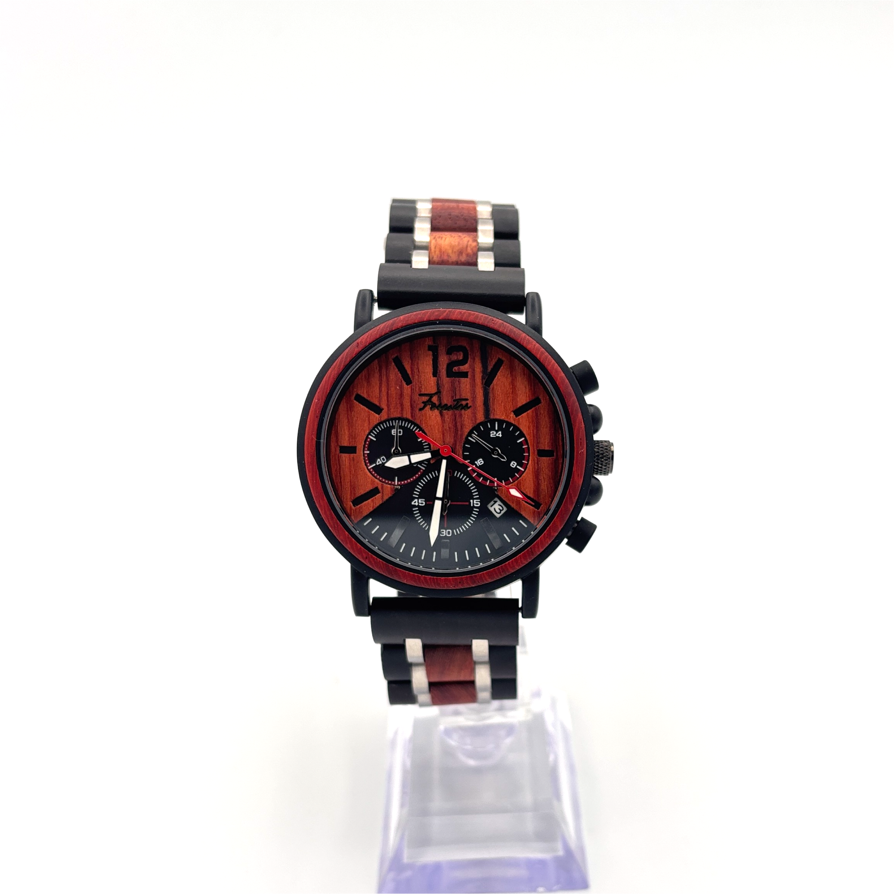 Forester Flint – Wooden Chronograph by Hedges Woodcraft