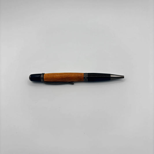 Gatsby Olive Wood Pen – Gunmetal Hardware