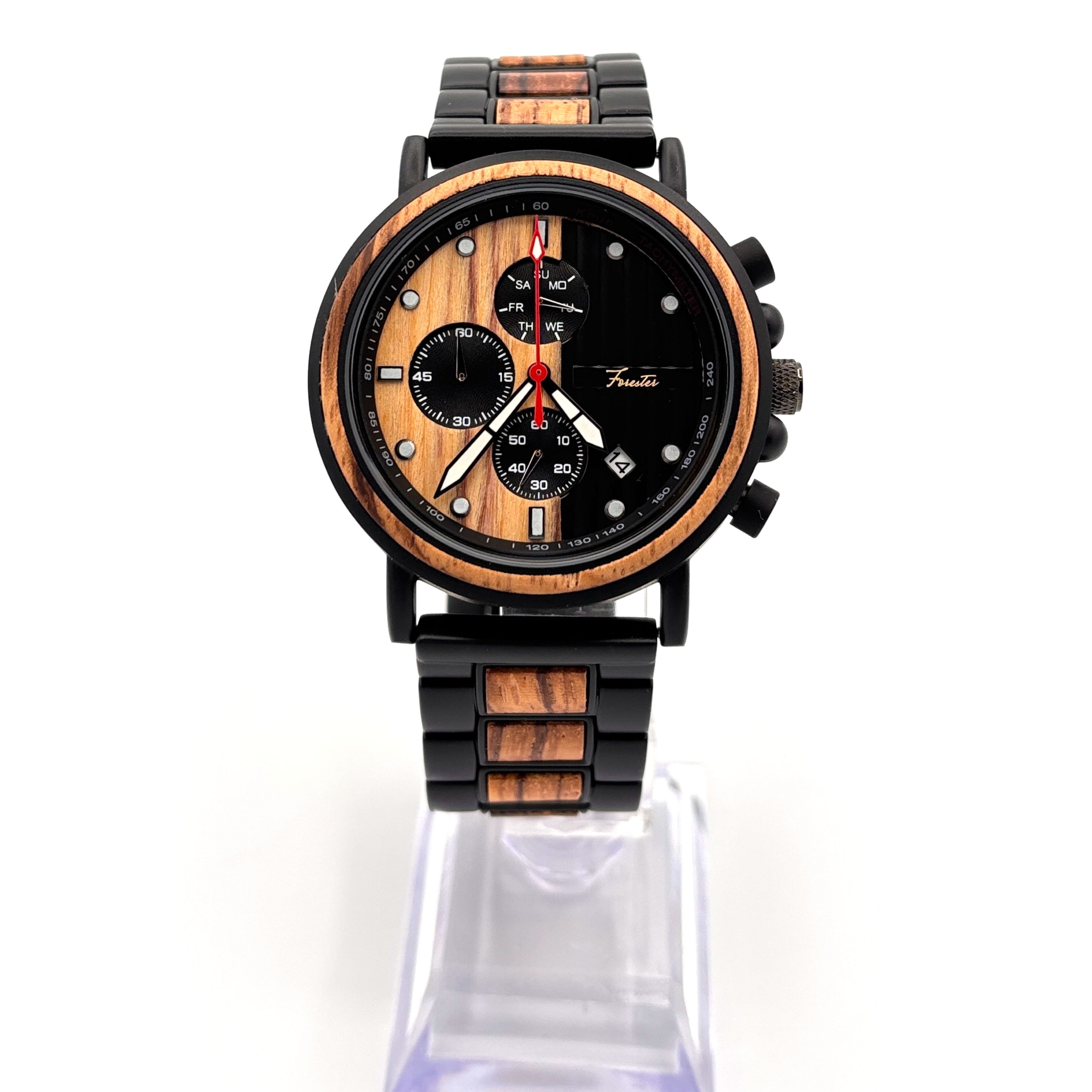Forge — Men’s Wood Chronograph Watch by Forester