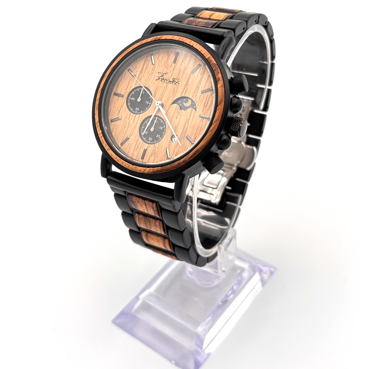 Atlas — Men’s Wood Chronograph Watch by Everbranch