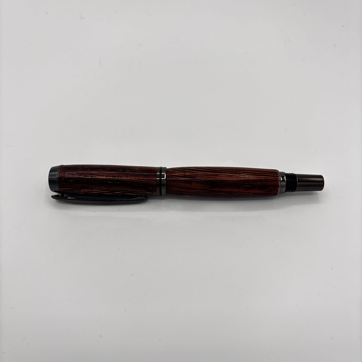 Junior Gentleman Ink Pen – Wenge Wood with Gunmetal Accents
