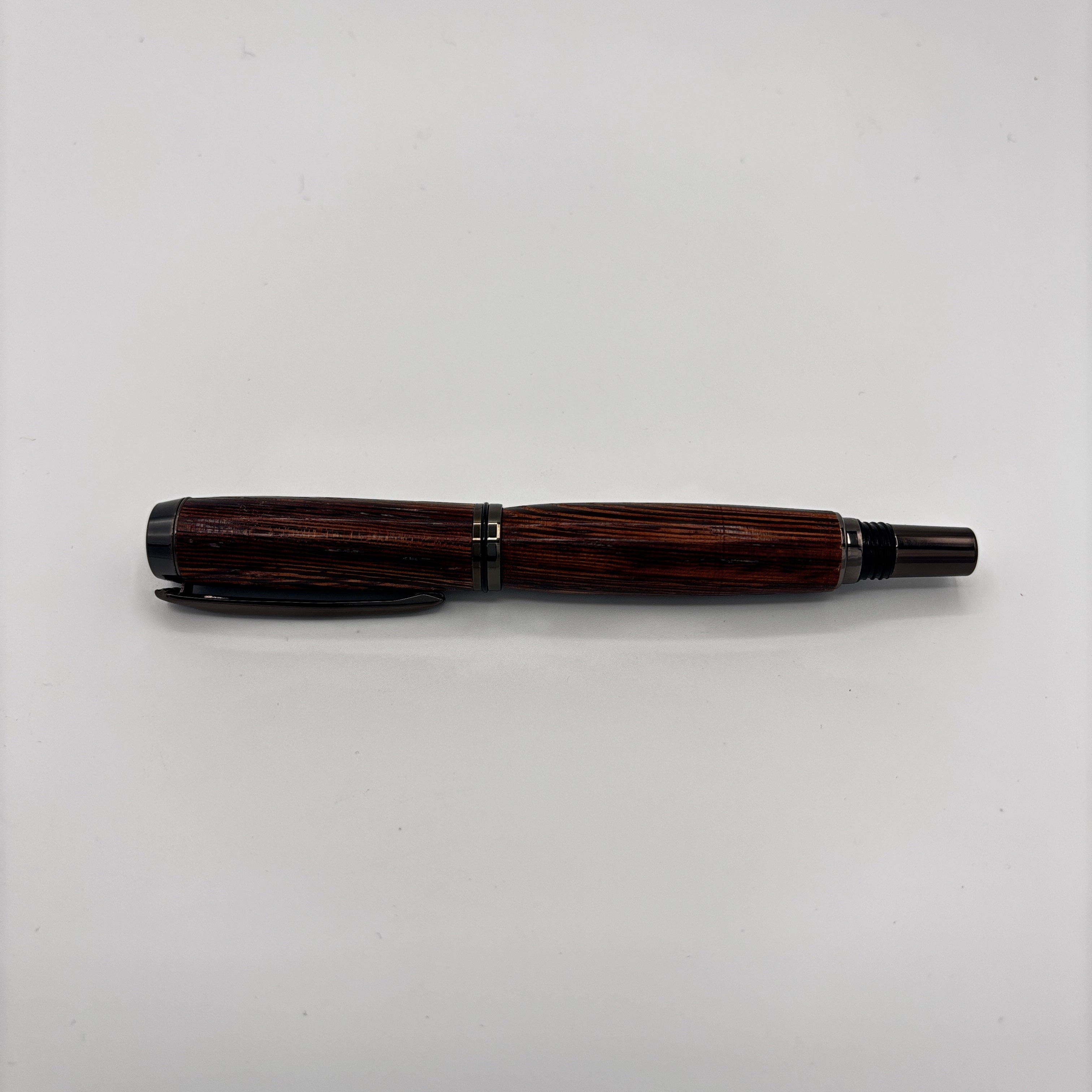 Junior Gentleman Ink Pen – Wenge Wood with Gunmetal Accents
