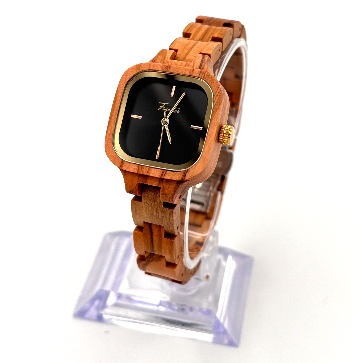 The Willow – Women’s Olive Wood Watch by Everbranch