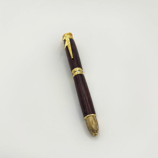 Gold Football Ink Pen – Wenge Wood