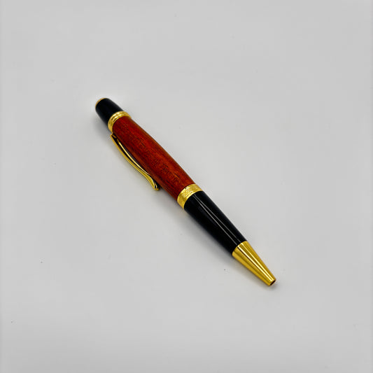 Gatsby Gold Canary Wood Pen – Artisan Handcrafted Gift