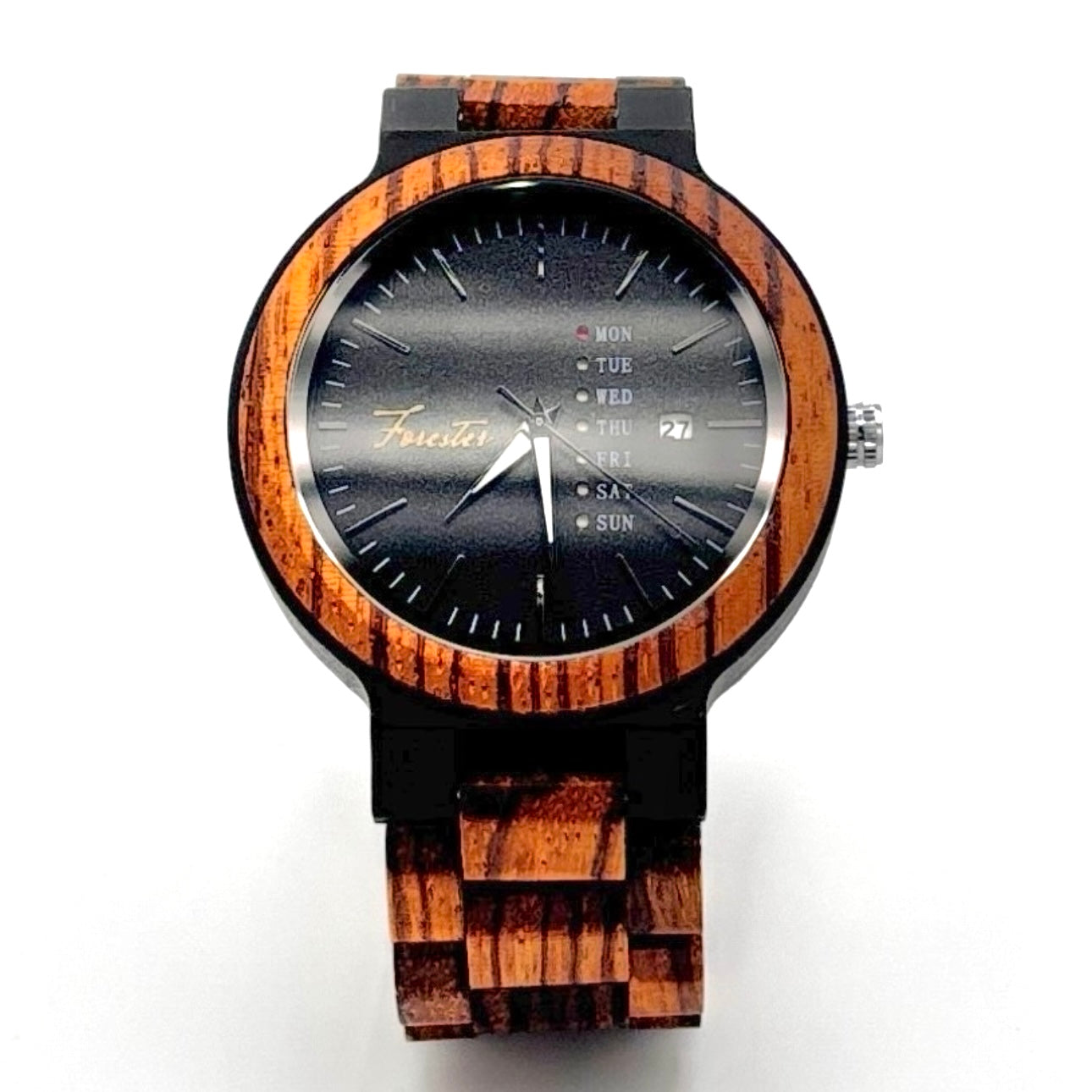 Forester Canyon – His & Hers Zebrawood Timepieces by Hedges Woodcraft