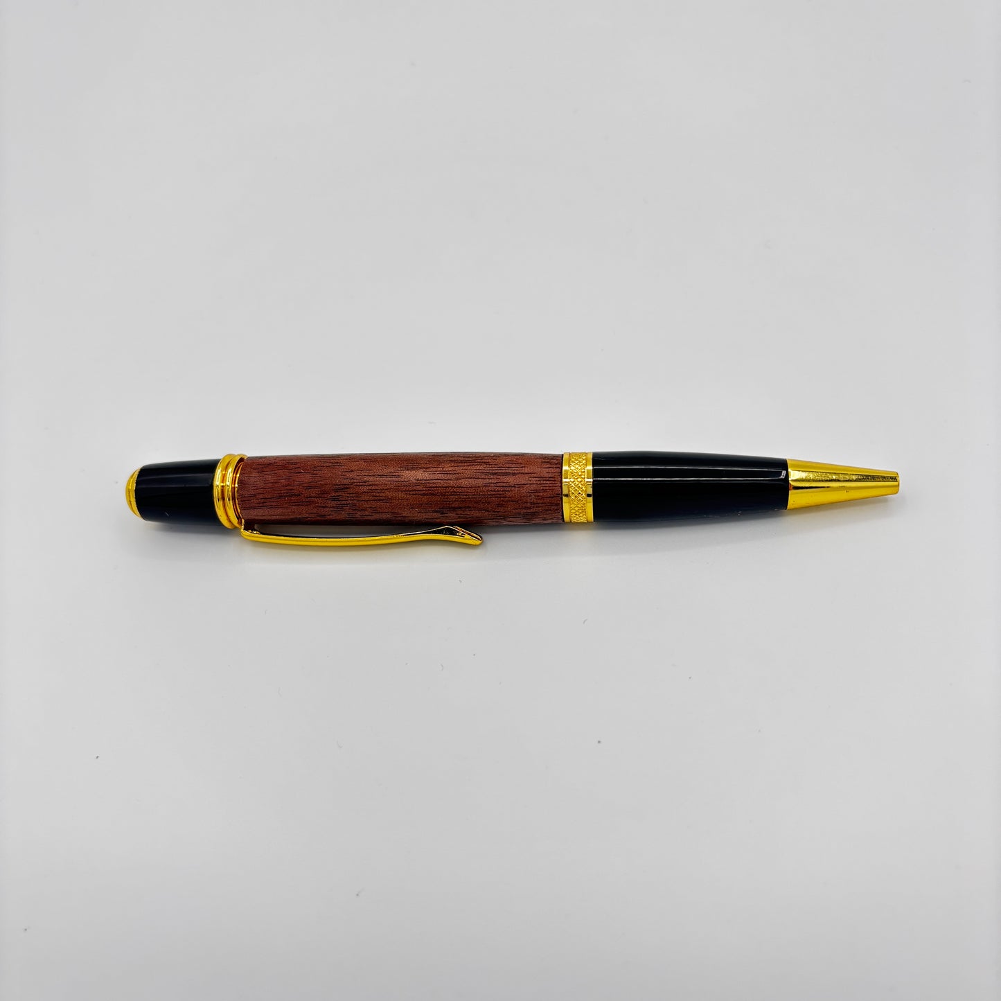 Gatsby Gold Walnut Wood Pen – Unique Hand-Turned Gift
