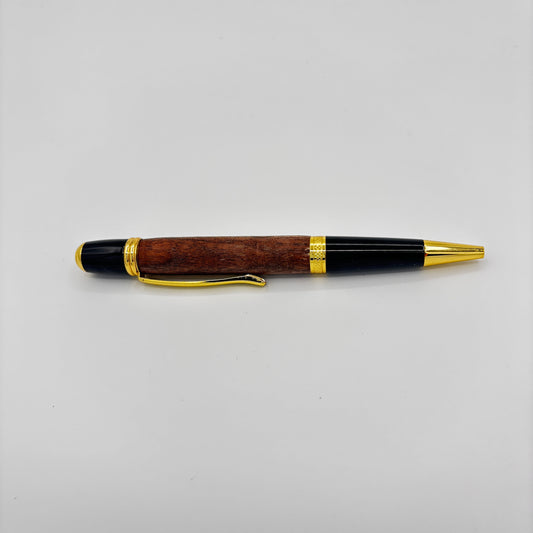 Gatsby Gold Walnut Wood Pen – Timeless Artisan Keepsake