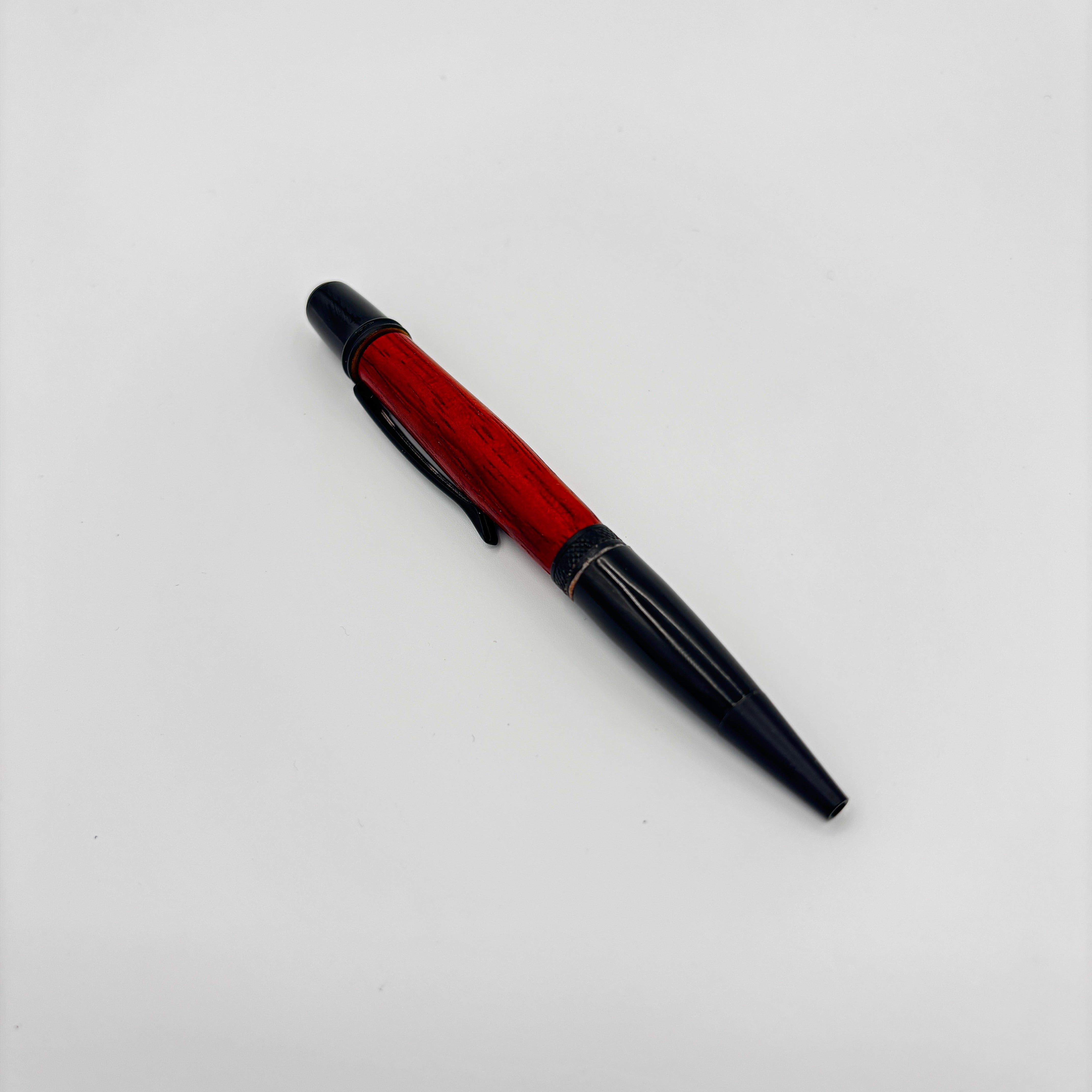 Gatsby Black Padauk Wood Pen – Handcrafted Artisan Writing Instrument