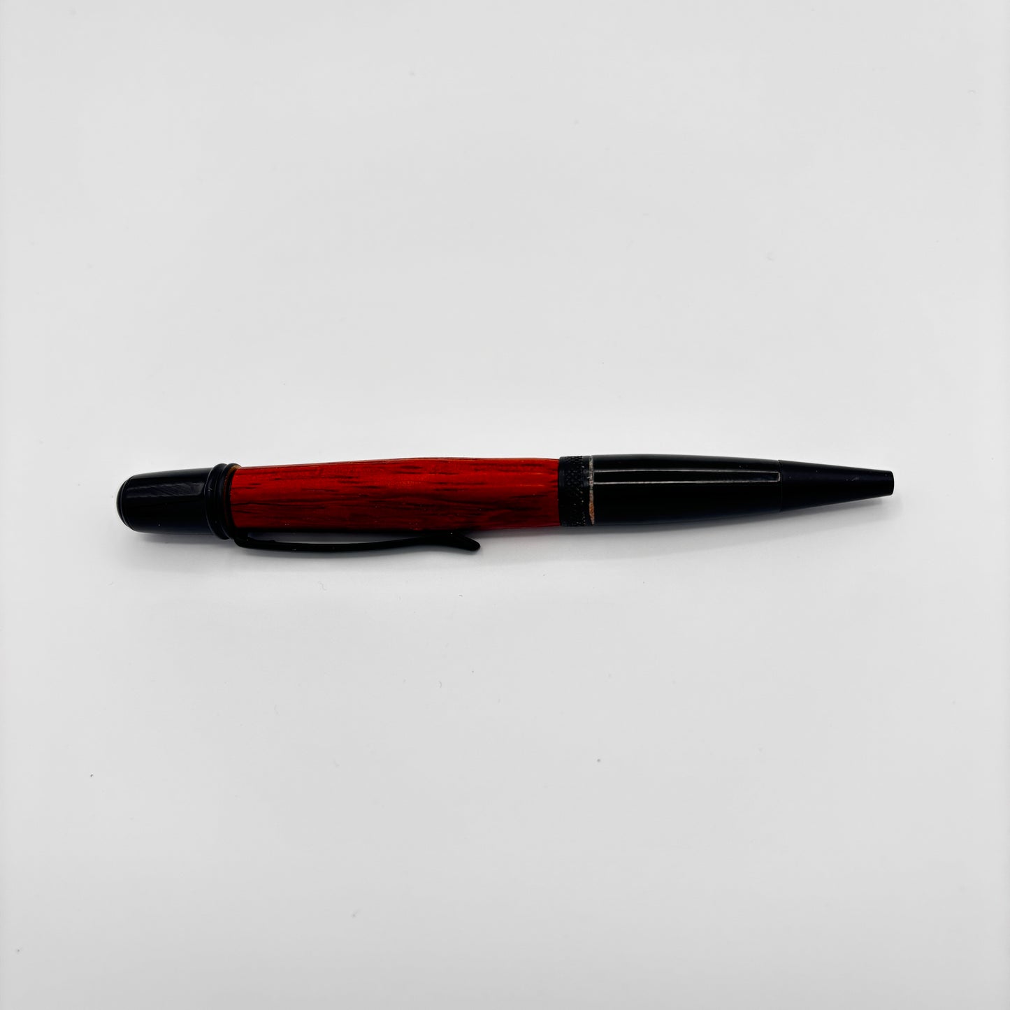 Gatsby Black Padauk Wood Pen – Handcrafted Artisan Writing Instrument