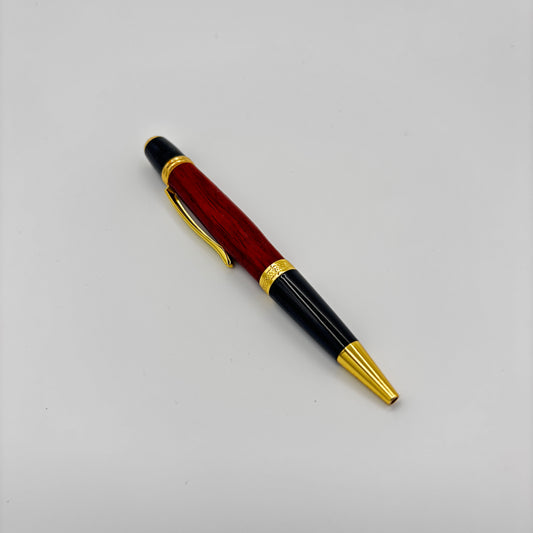 Gatsby Gold Padauk Wood Pen – Artisan Handcrafted Gift