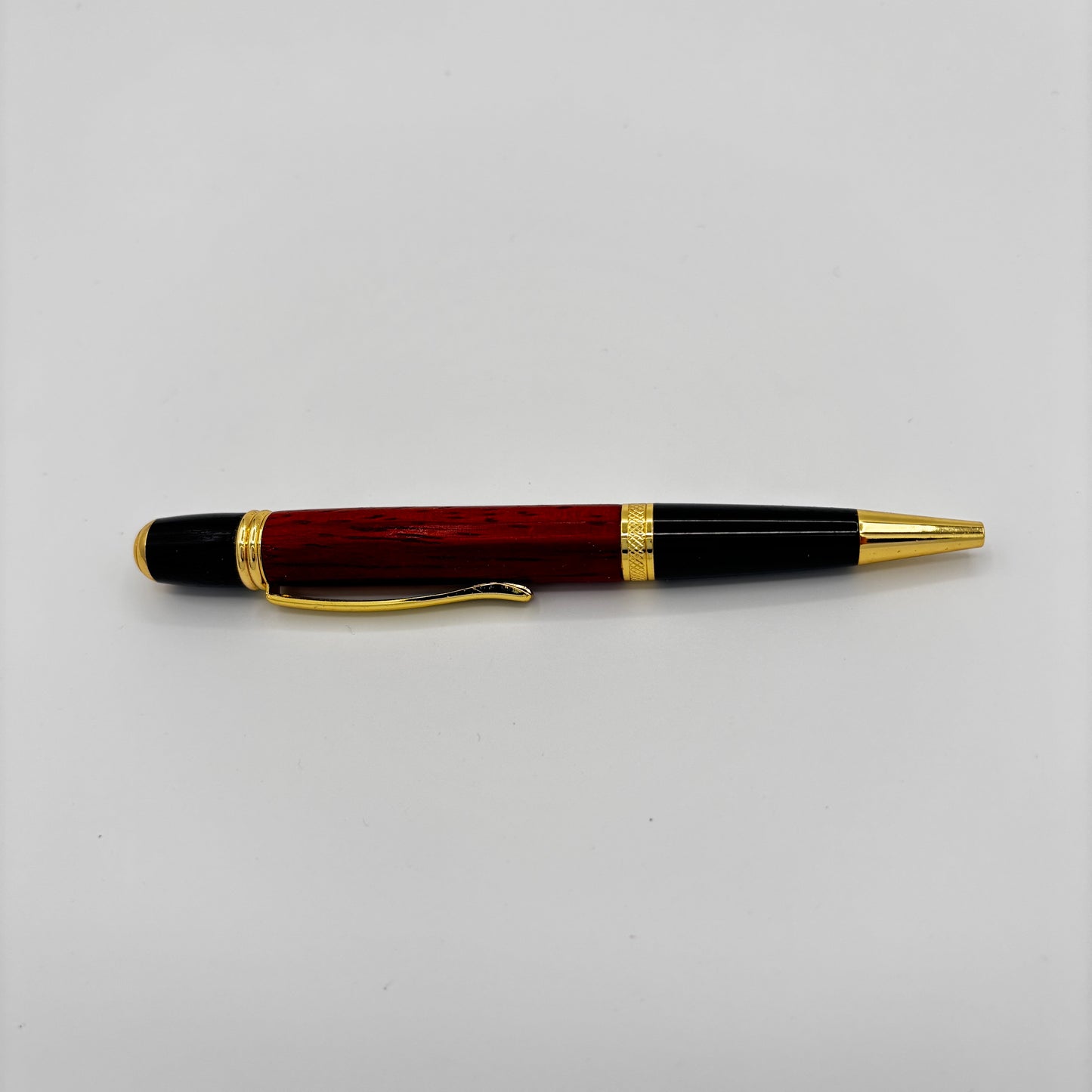 Gatsby Gold Brazilian Cherry Wood Pen – Handcrafted Writing Gift